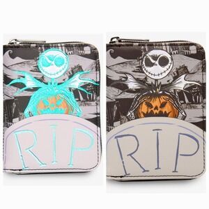 Loungefly Disney Nightmare Before Christmas‎ Jack Skellington Glow-N-Dark Wallet